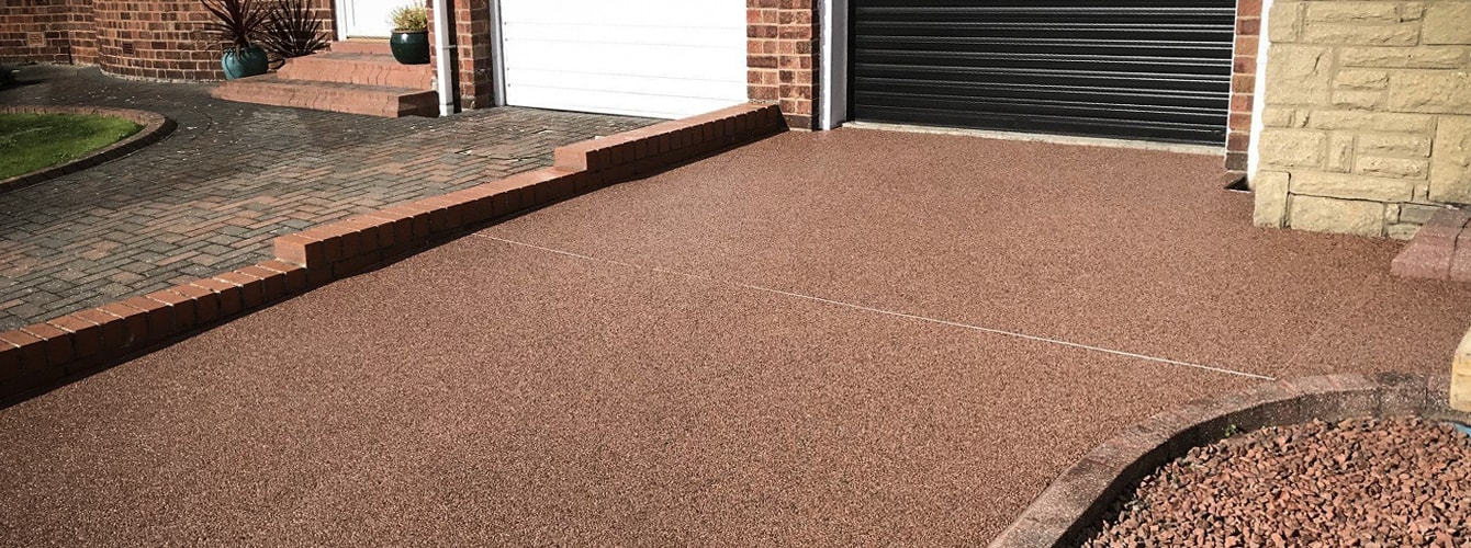 Resin paving driveway in Newcastle upon Tyne